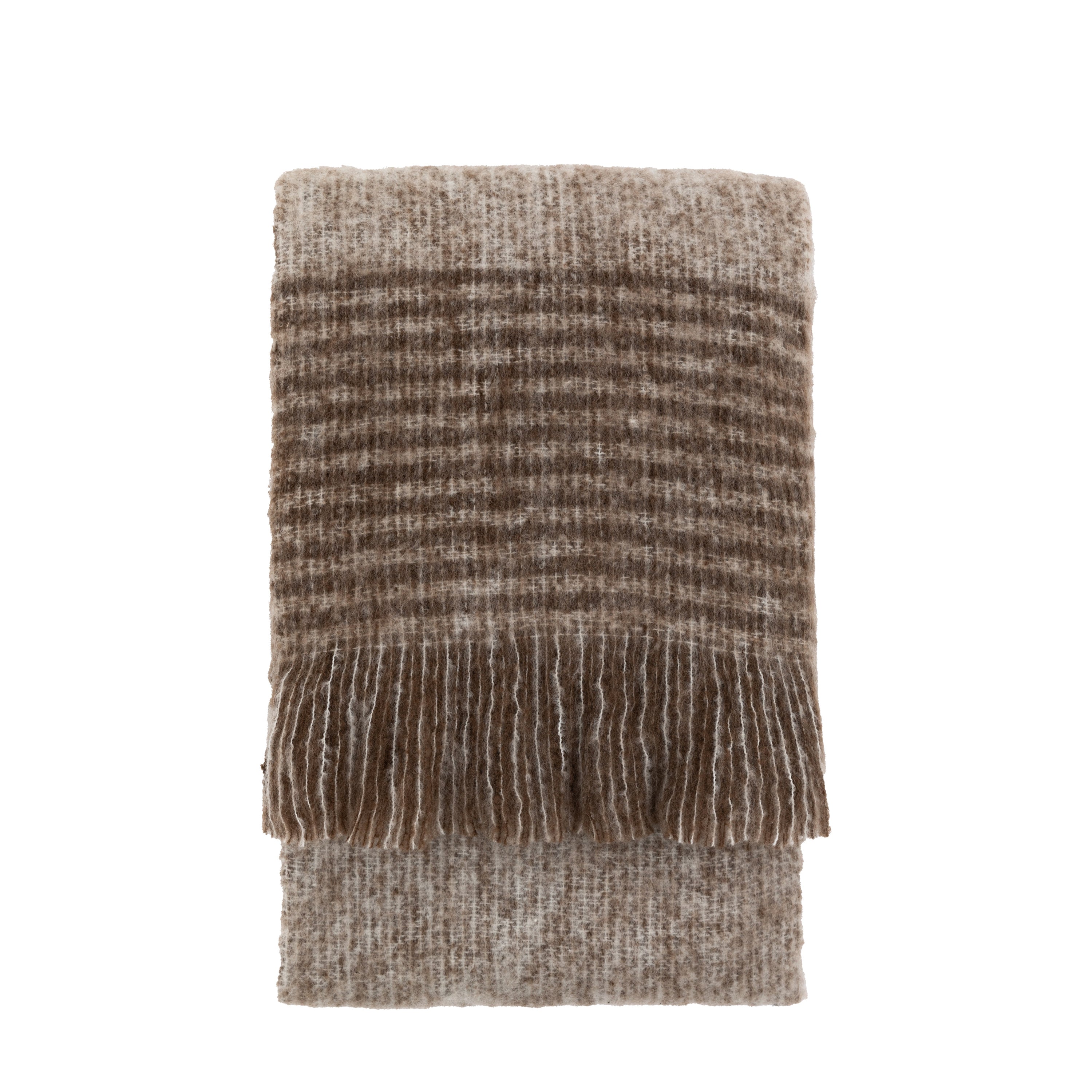 Louis Brown & Natural Fringe Throw